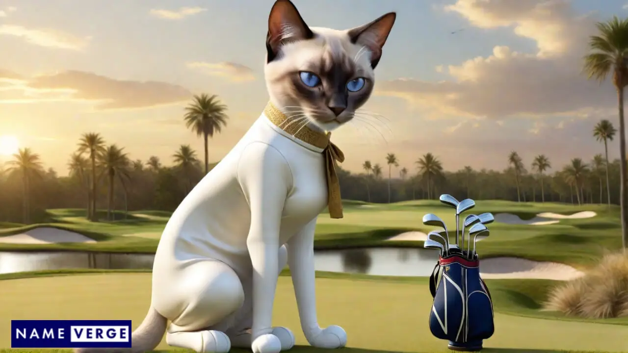Scegliere il nome giusto per il gatto a tema golf