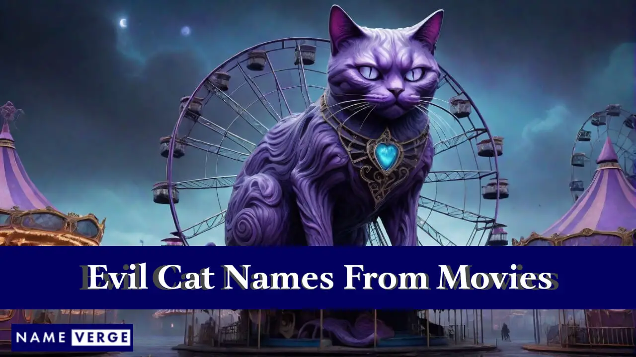 Nomi di gatti malvagi dai film