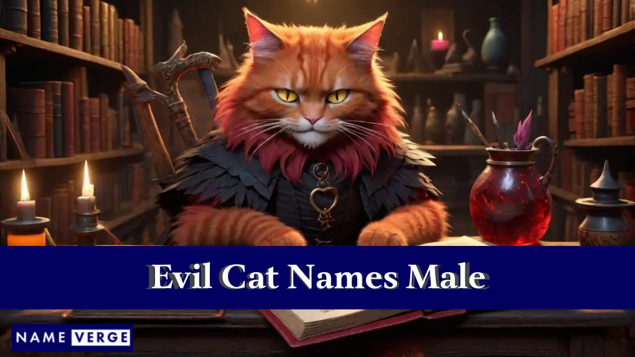 Nomi di gatti malvagi maschi
