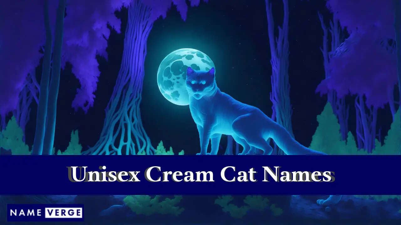 Nomi di gatti crema unisex