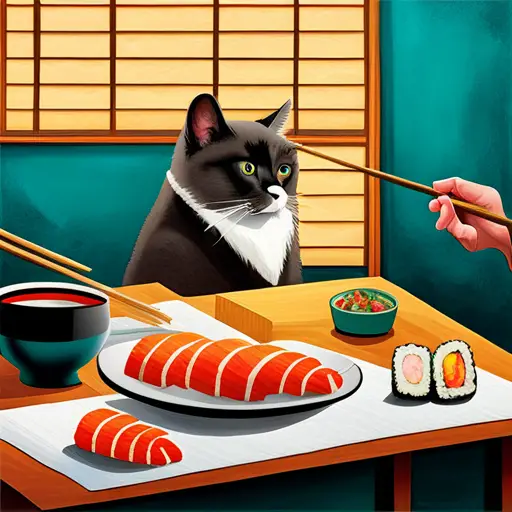 Nomi per gatti sushi