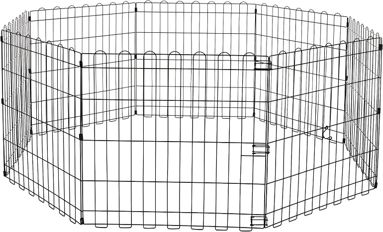 Amazon Basics Foldable Dog Exercise Playpen review