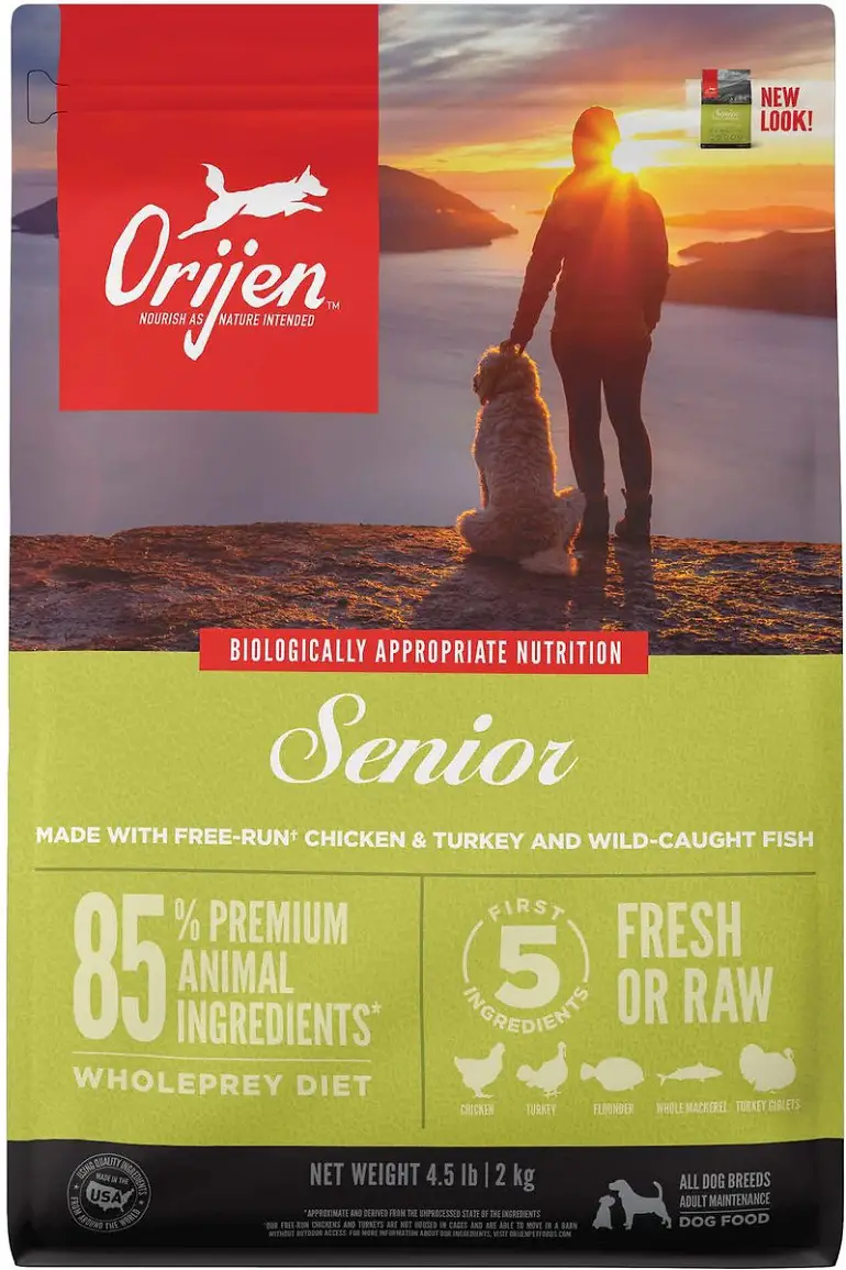 ORIJEN Senior Grain Free Dry Dog Food review